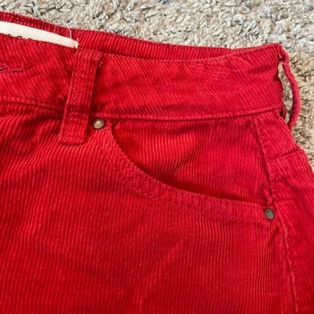 PacSun Red Corduroy Skirt - Picture 7 of 8